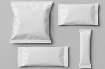 Flexible pouch formats used in contract packaging for consumer products