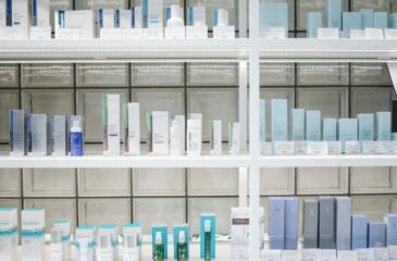 Contract manufacturer producing and packaging skincare products for retail shelves