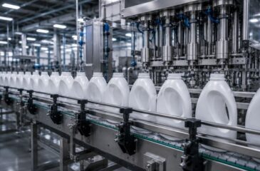 Rigid packaging suppliers providing automated bottle filling and packaging solutions for high-volume manufacturing